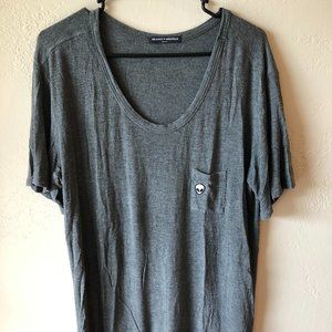 Brandy Melville Embroidered Alien Shirt